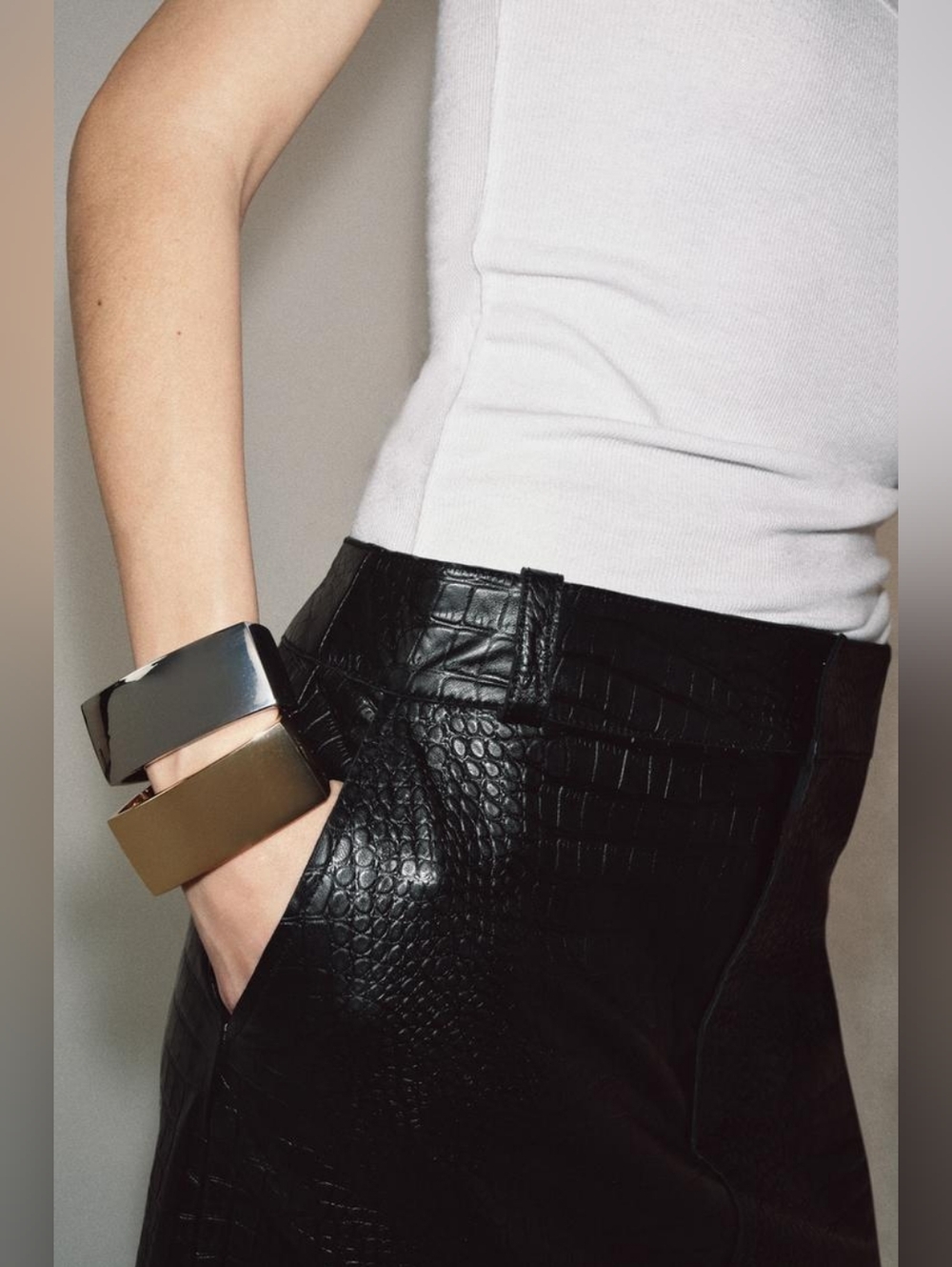 🪡Zara Silver/Gold metal bracelets - Picture 2 of 5